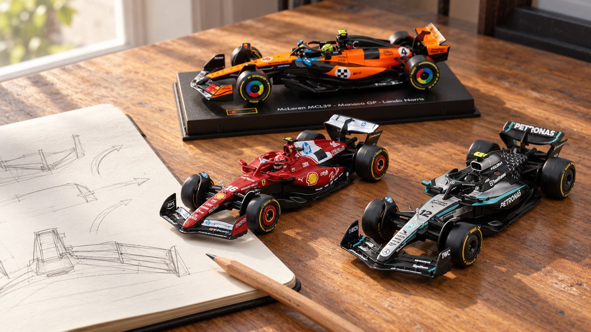 F1-Regeln 2026 verständlich erklärt: Motoren, aktive Aerodynamik, Kraftstoff und Gewicht – mit KI erstelltes Illustrationsbild