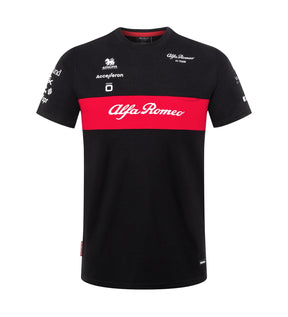 Alfa Romeo F1 Team kids' team T-shirt black – 164 CM