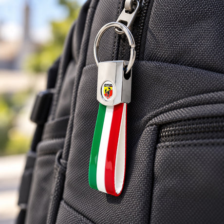 Abarth TRICOLOR Keyring – Multi – illustrative photo (AI)