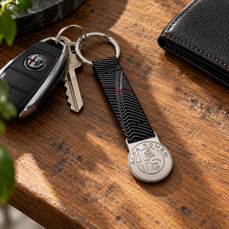 Alfa Romeo Emblem Keyring – illustrative photo (AI)