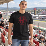 Alfa Romeo Serpentine T-Shirt – Black – illustrative photo (AI)