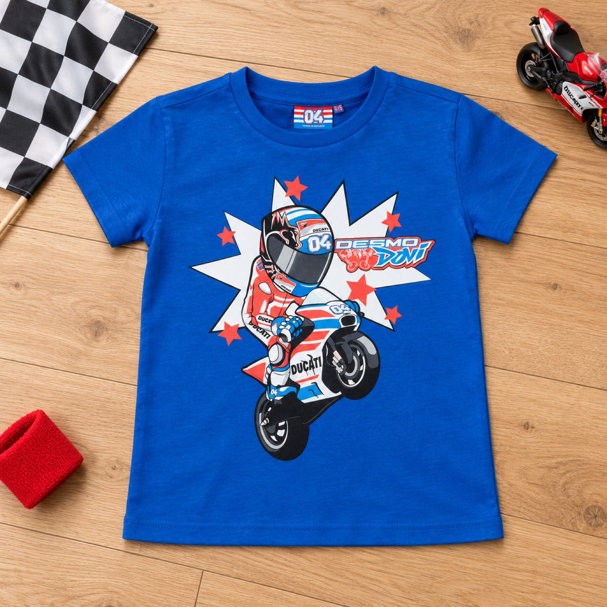 Andrea Dovizioso CARTOON Kids' T-Shirt – illustrative photo (AI)