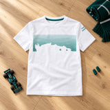 Aston Martin F1 Team GRAPHIC Kinder-Fan-T-Shirt – Weiß – 152 cm – Illustrationsfoto (KI)