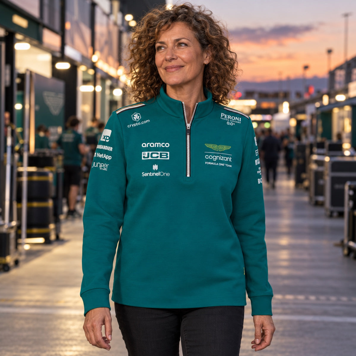 Aston Martin F1 Team Sweatshirt – Illustrationsfoto (KI)