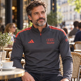 Audi Revolut F1 x Adidas Training Top with Sponsor Logos – Grey – illustrative photo (AI)