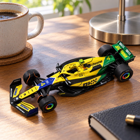 Bburago McLaren F1 MCL38 Modell #4 Lando Norris – Monaco – Illustrationsfoto (KI)