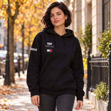 Cadillac F1 x Tommy Hilfiger Team Hoodie – Black – illustrative photo (AI)