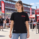 Ducati Corse Herren-T-Shirt – Schwarz – 100th Years DUCATI Edition – Illustrationsfoto (KI)