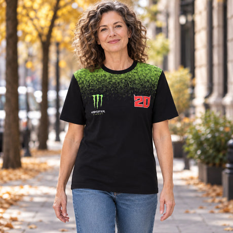 Fabio Quartararo Monster Energy T-Shirt – EL DIABLO – illustrative photo (AI)