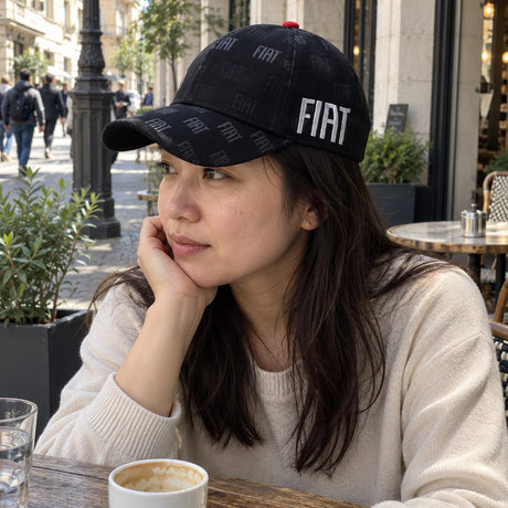 Fiat Cap – Black, Licensed Product – ilustrační foto 2 (AI)