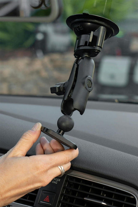 Peak Design Car Mount Autohalterung - Ladeadapter mit 1"-Kugelkopf V2 - schwarz