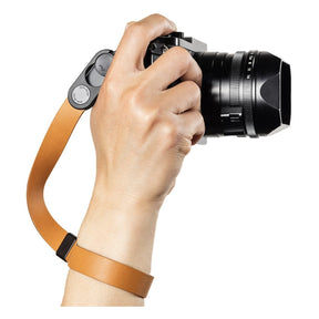 Peak Design Cuff - leather camera wrist strap - Amber
