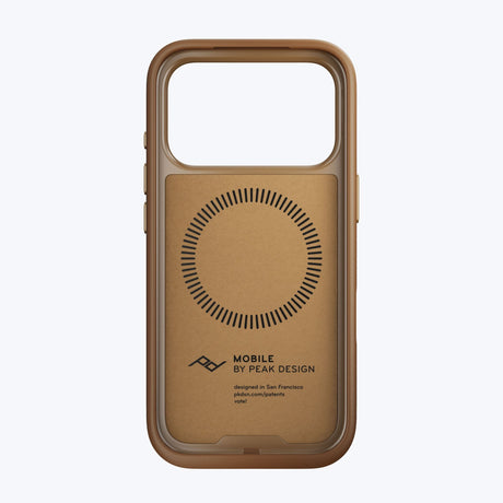 Peak Design Everyday Clarino Loop Case Hülle für iPhone 17 Pro - Tan