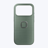 Peak Design Everyday Fabric Case Hülle für iPhone 17 Pro - Sage