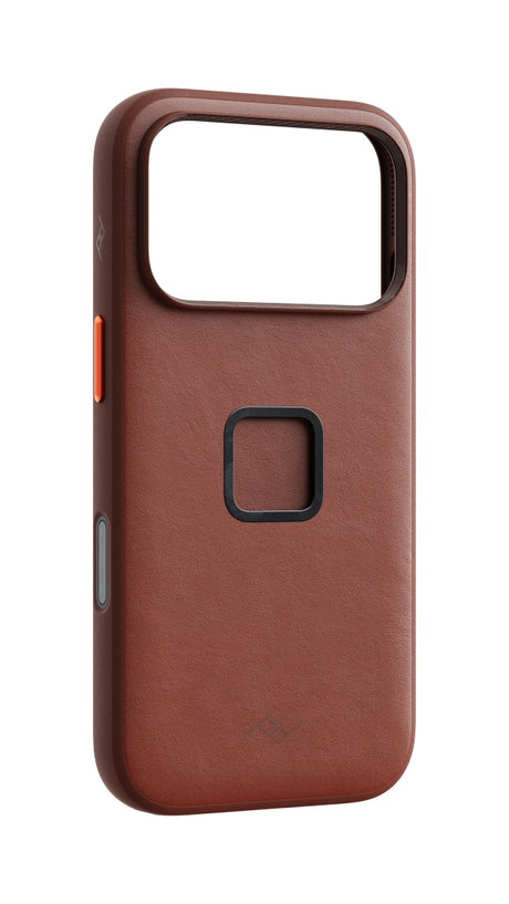 Hülle Peak Design Everyday Case Slimlink für iPhone 18 Pro - Redwood Clarino