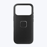 Peak Design Everyday Fabric Case Hülle für iPhone 17 Pro - Charcoal