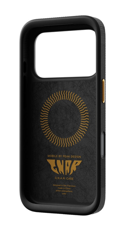 Hülle Peak Design GNAR Case für iPhone 18 Pro - schwarz