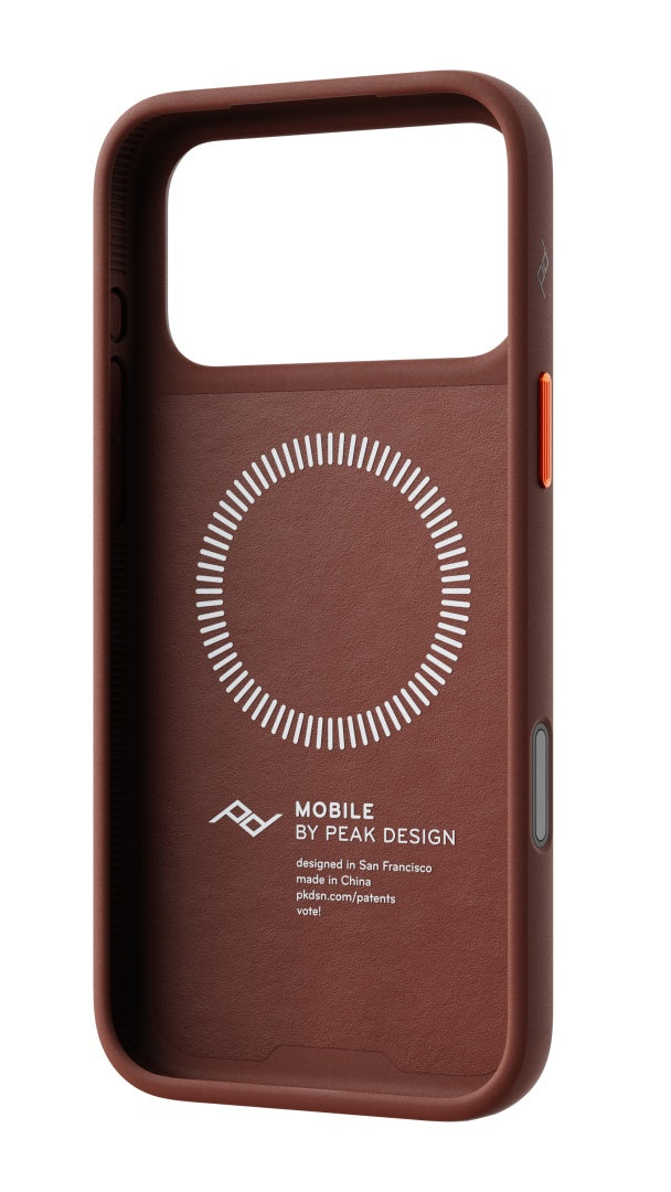 Peak Design Everyday Case Slimlink iPhone 18 Pro Max - Redwood Clarino