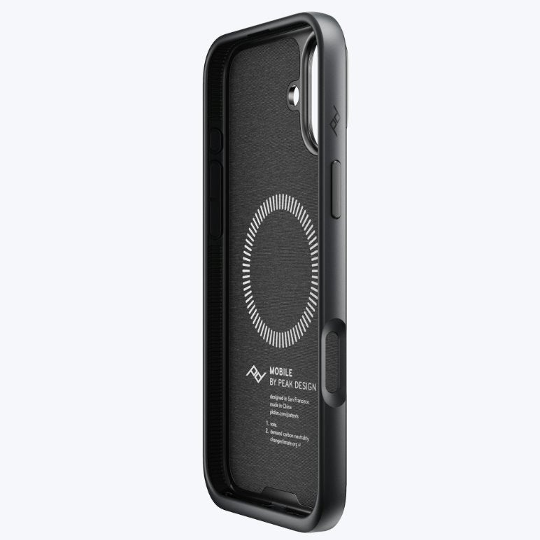 Peak Design Everyday Case Hülle für iPhone 16 Plus - Charcoal
