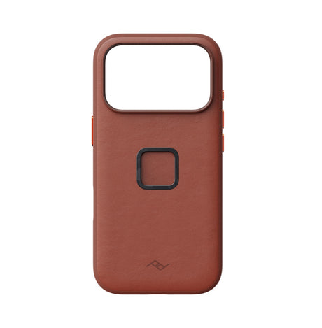 Hülle Peak Design Everyday Case Slimlink für iPhone 18 Pro - Redwood Clarino