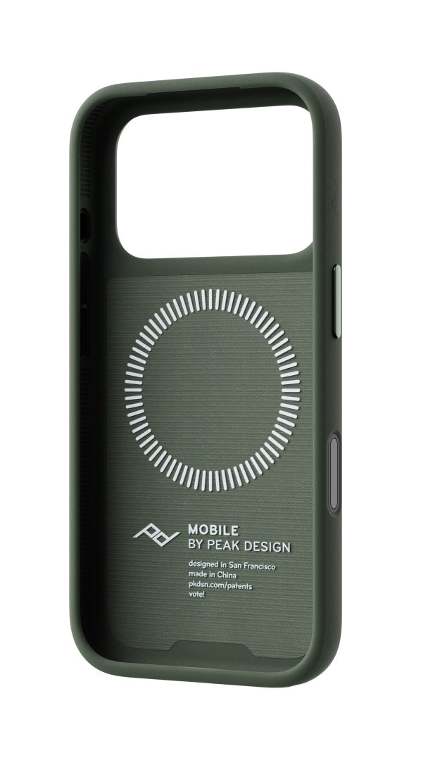 Hülle Peak Design Everyday Case Non-Slimlink für iPhone 18 Pro - Sage