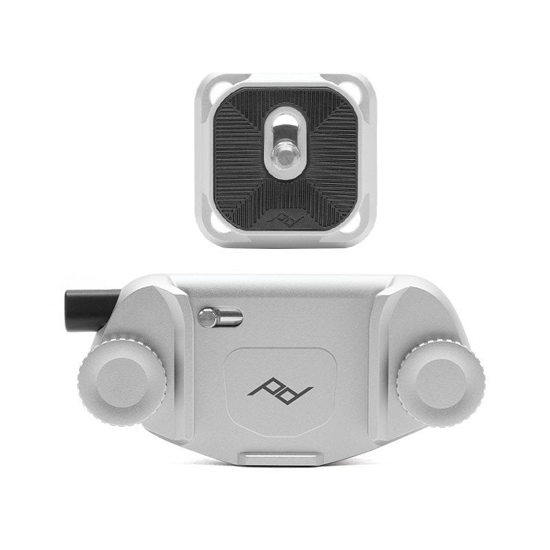 Kameraclip Peak Design Capture (v3) silber - Standard-Platte