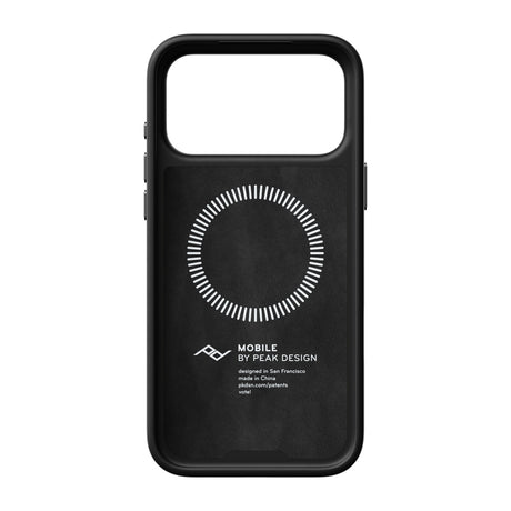 Hülle Peak Design Everyday Case Slimlink für iPhone 18 Pro Max - schwarzes Leder