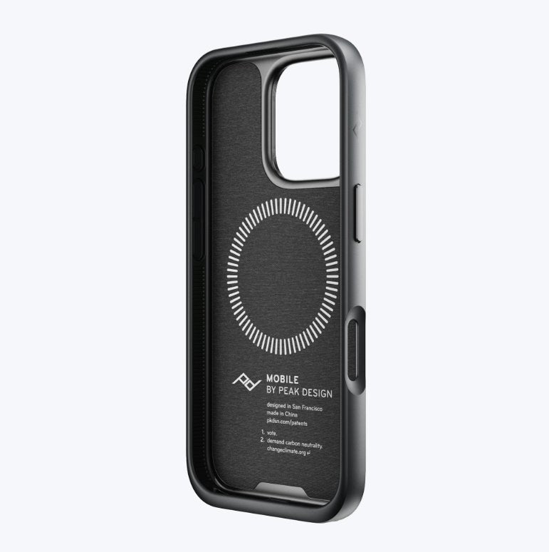 Peak Design Everyday Case Hülle für iPhone 16 Pro - Charcoal