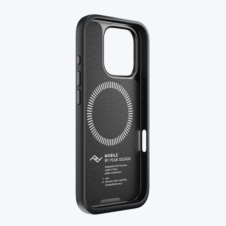 Peak Design Everyday Case Hülle für iPhone 16 Pro - Charcoal