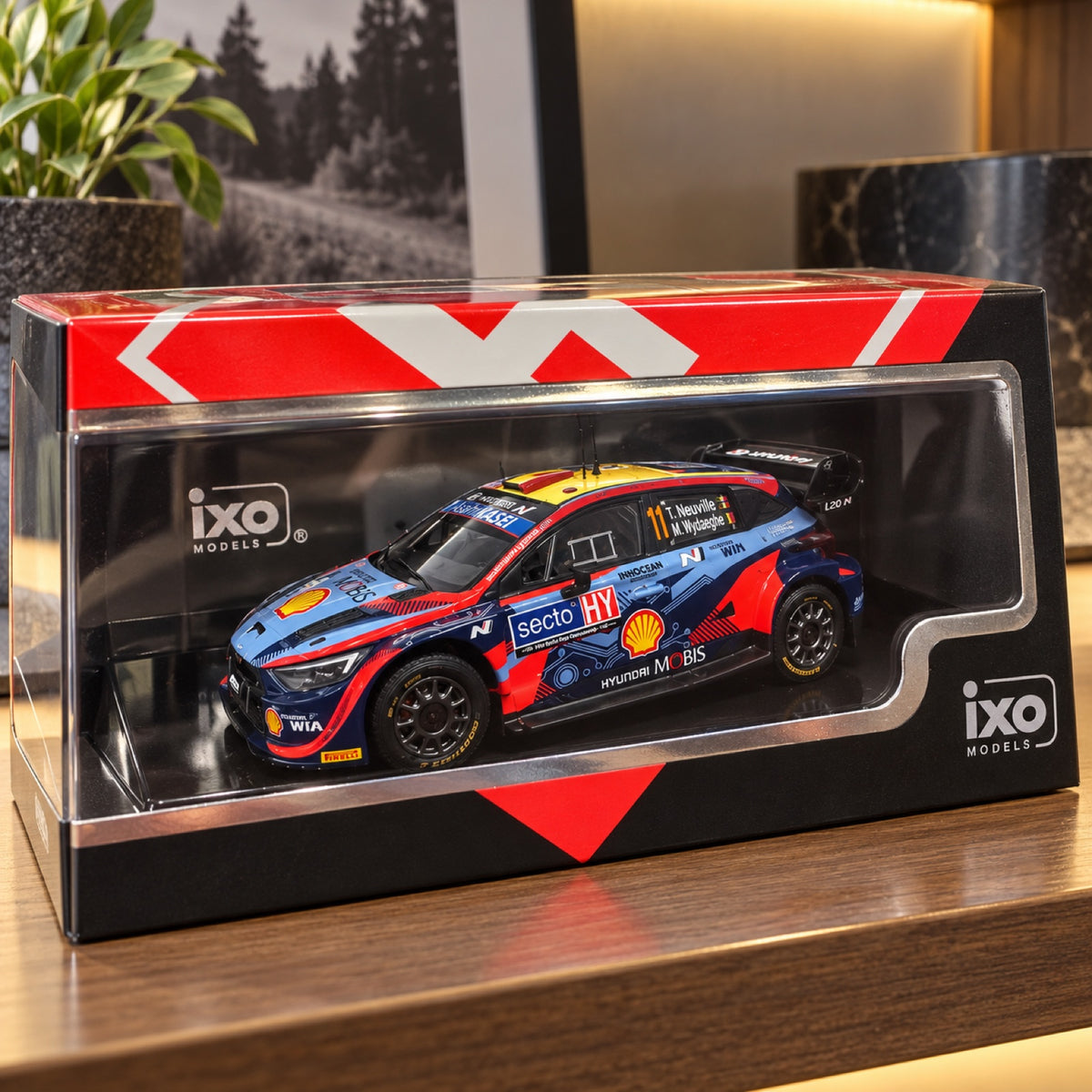IXO Hyundai i20 N WRC Rally Finland 2022 T. Neuville Model – illustrative photo (AI)