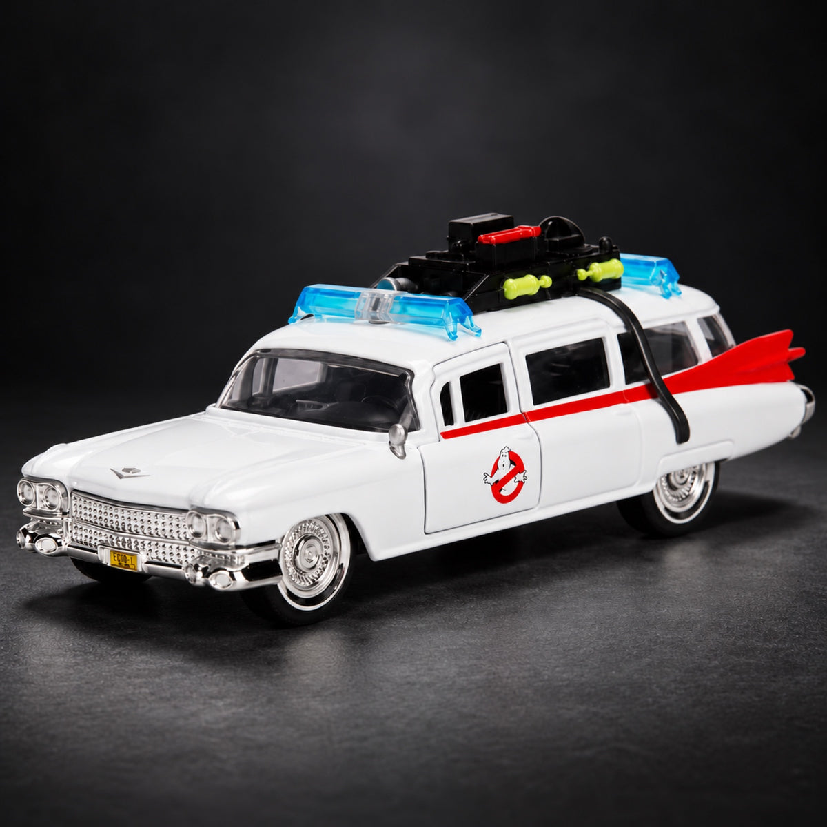 Jada Toys Cadillac Ghostbusters ECTO-1 Modell 1:32 – Illustrationsfoto (KI)