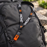 KTM Racing Carabiner Keyring with Logo – Black – illustrative photo (AI)