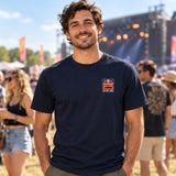 KTM Red Bull Racing Freizeit-Logo-T-Shirt – Dunkelblau – Illustrationsfoto (KI)