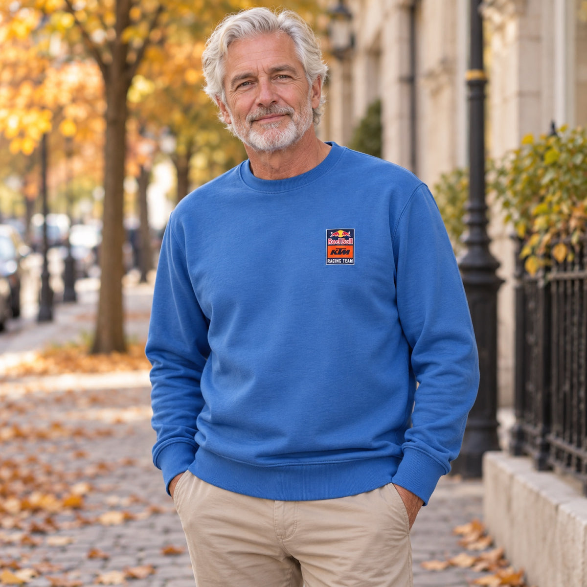 KTM Red Bull Racing SUNSET Fan Sweatshirt – Blue – illustrative photo (AI)