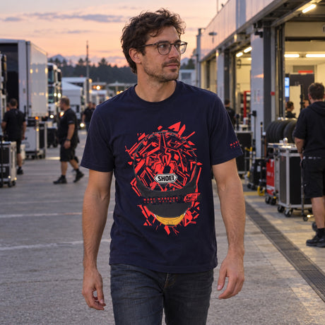 Marc Marquez Helmet 93 T-Shirt – ilustrační foto (AI)