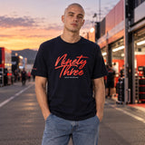 Marc Marquez Ninetythree Herren-T-Shirt – Dunkelblau – Illustrationsfoto (KI)