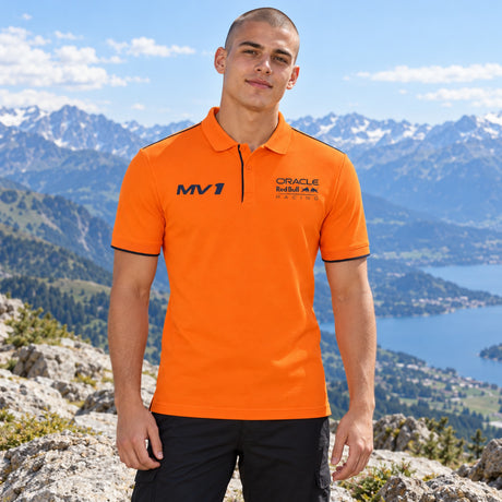 Max Verstappen MV1 Casual Polo – Orange – illustrative photo (AI)
