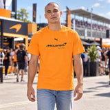McLaren F1 T-Shirt with Puma Logo – Orange, Casual Edition – illustrative photo (AI)