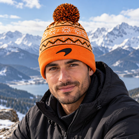 McLaren F1 Beanie with Logo – Winter Edition – illustrative photo (AI)
