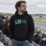 Mercedes-AMG PETRONAS F1 Lewis Hamilton Fan Hoodie – Black – ilustrační foto (AI)