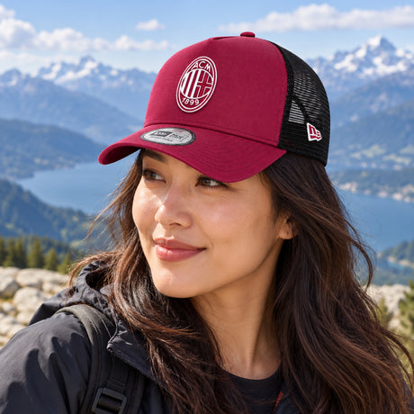 AC Milan EF Mesh-Cap mit Logo – Illustrationsfoto (KI)