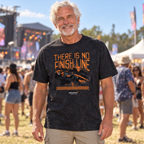 McLaren F1 NE Finish Line Fan T-Shirt – Black – illustrative photo (AI)