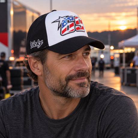 Nicky Hayden #69 Curved Peak Cap – illustrative photo (AI)