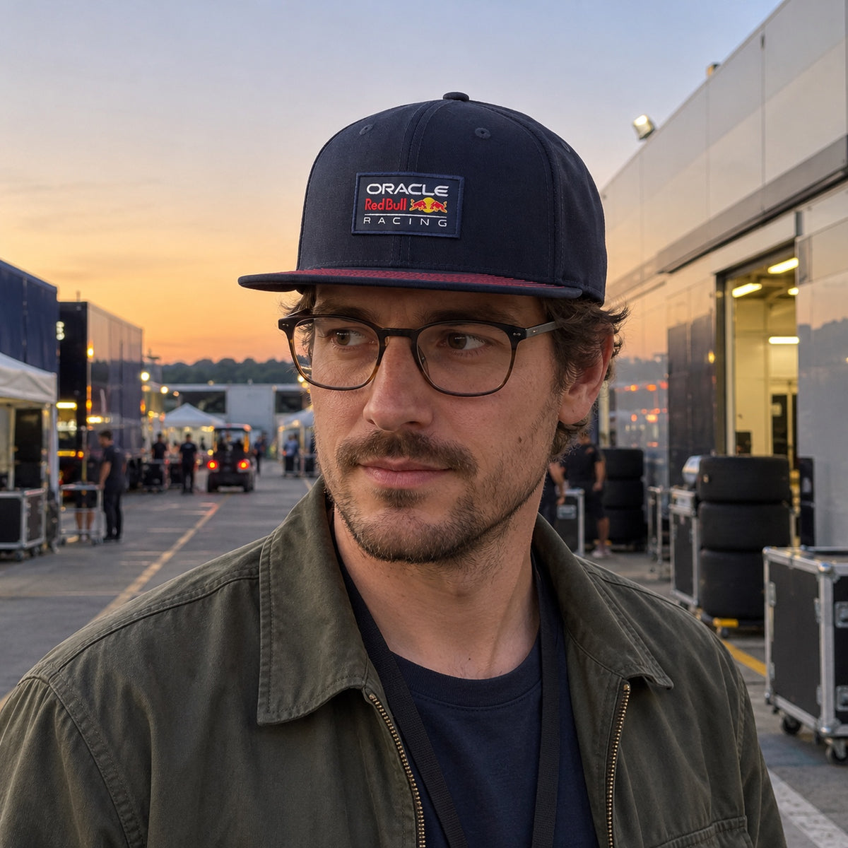 Oracle Red Bull Racing F1 ENTRY Flat Peak Cap – Navy – ilustrační foto (AI)
