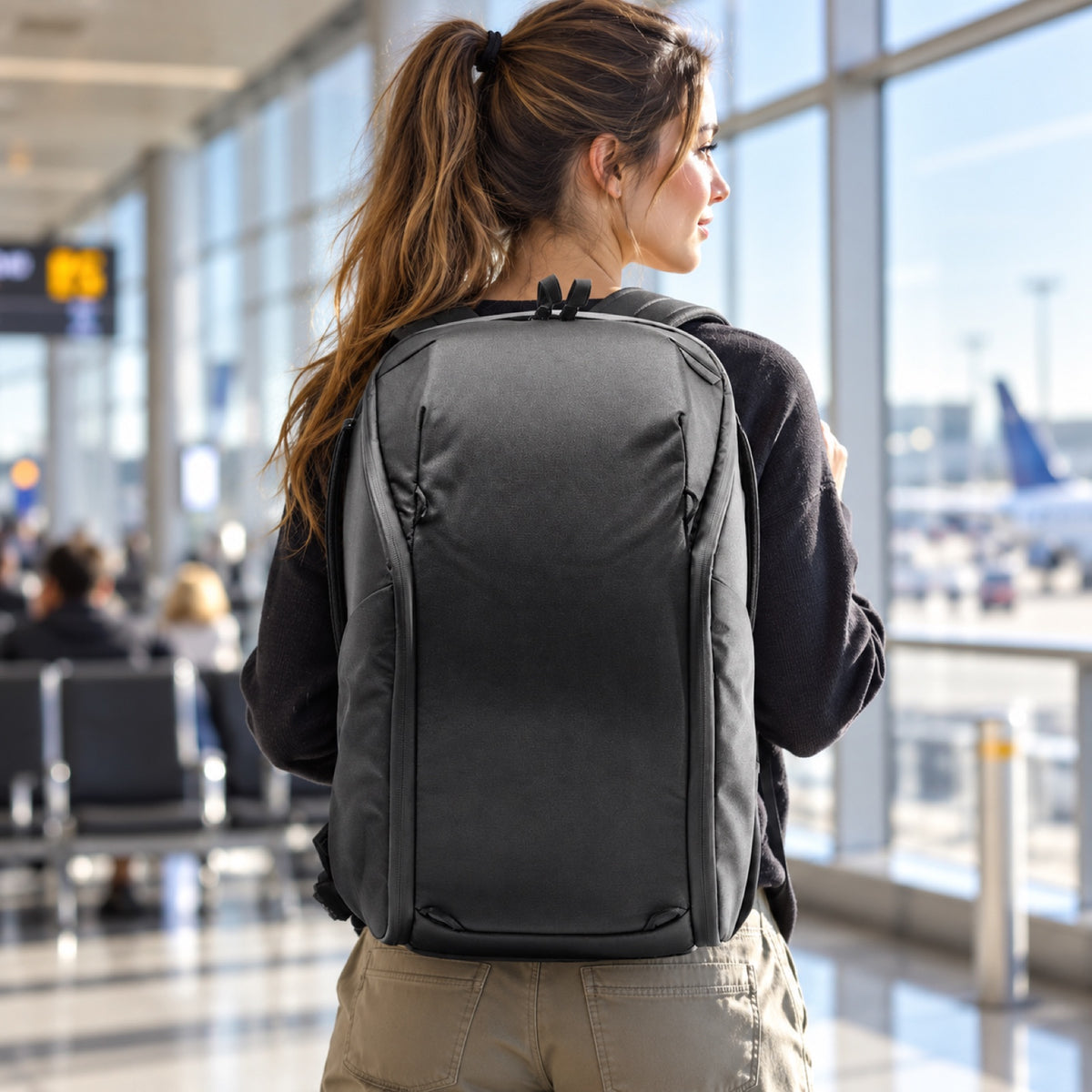 Peak Design Everyday Backpack 20L Zip v2 – Black – illustrative photo (AI)