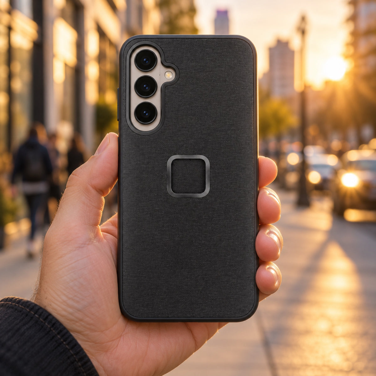 Peak Design Everyday Case Samsung Galaxy S24+ – Charcoal – Illustrationsfoto (KI)