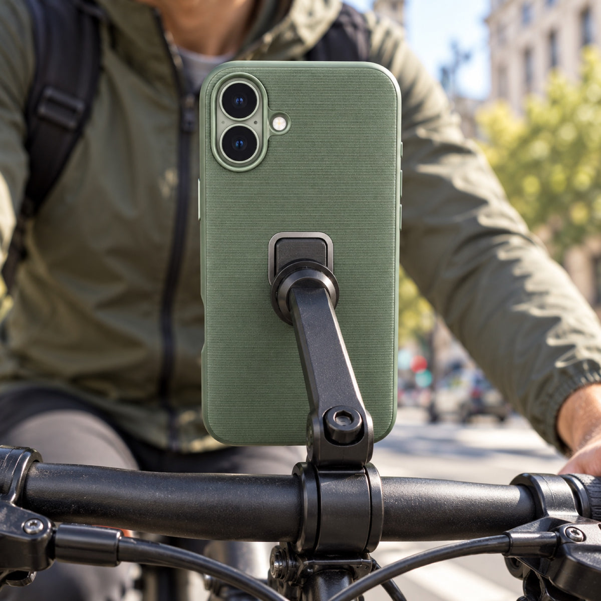 Peak Design Everyday Case iPhone 16 Plus – Sage – illustrative photo (AI)