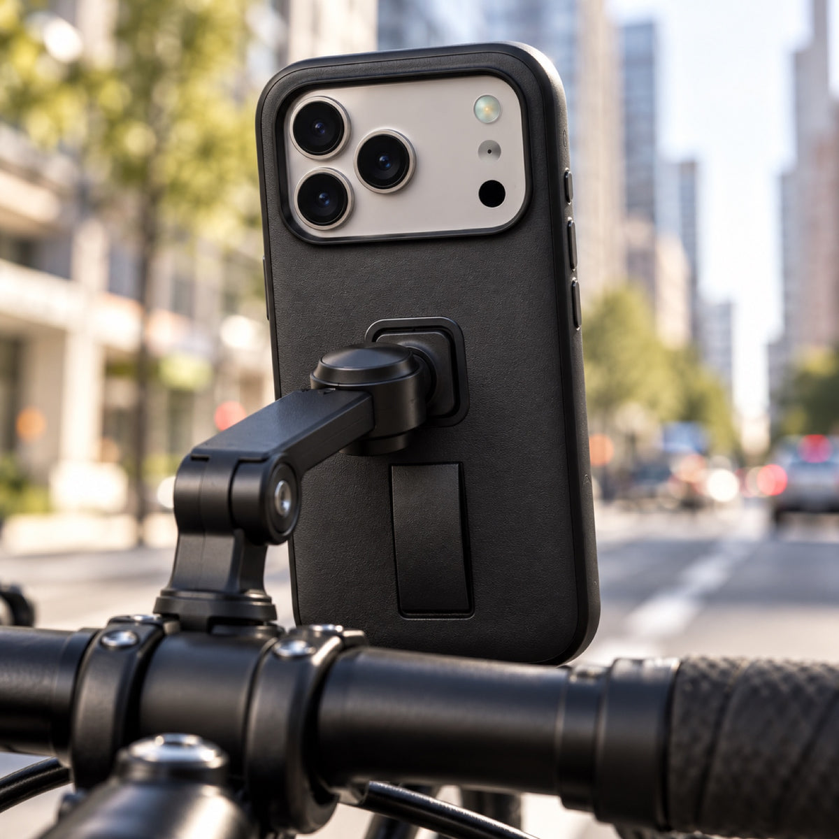 Peak Design Everyday Loop Case Slimlink iPhone 18 Pro – Black Clarino – Illustrationsfoto (KI)