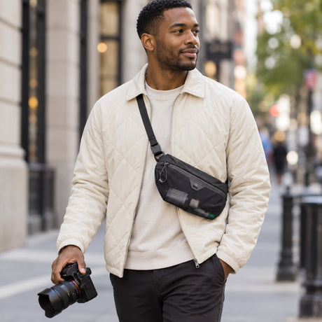 Peak Design Flathook Carry Strap – Black – illustrative photo (AI)