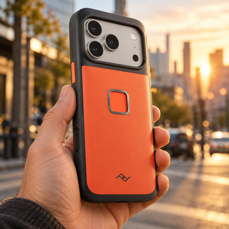 Peak Design GNAR Case – iPhone 17 Pro Max – Ibis – Illustrationsfoto (KI)